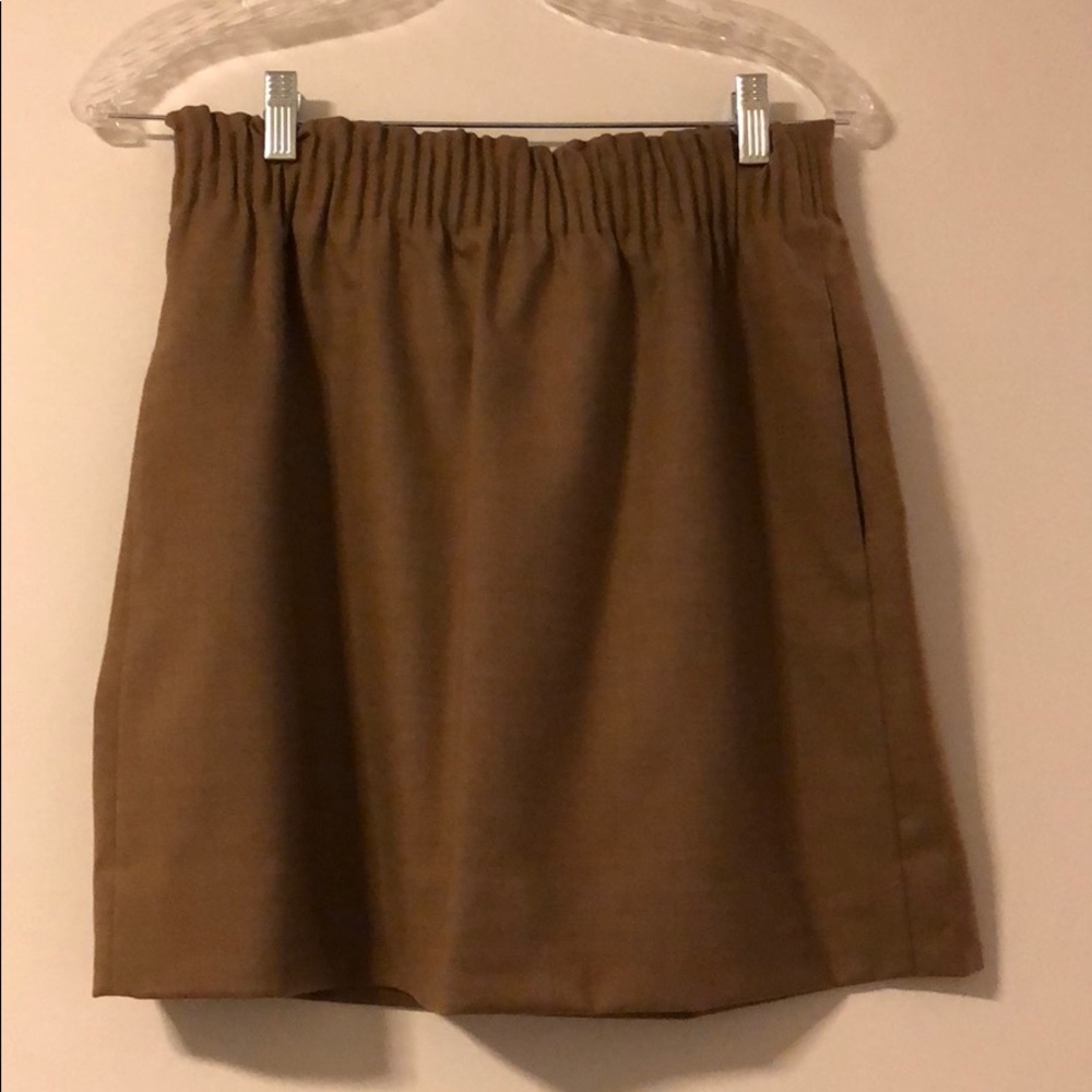 J Crew Factory Wool Blend Sidewalk Skirt